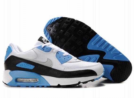 Basket Nike Air Max 90 Air Max 90 Bleu Et Blanc